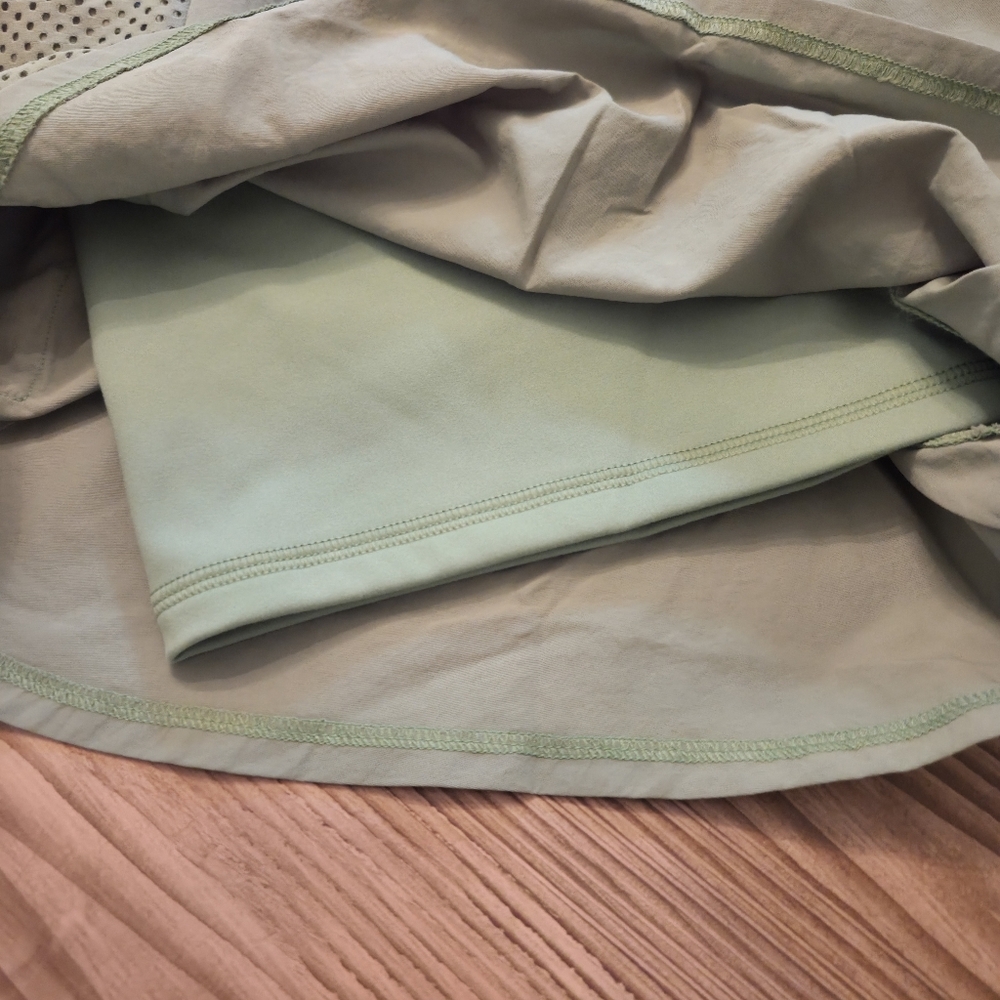 Spiritual Gangster Catus Green Demi Cargo Shorts with Mesh Pockets - Picture 10 of 10